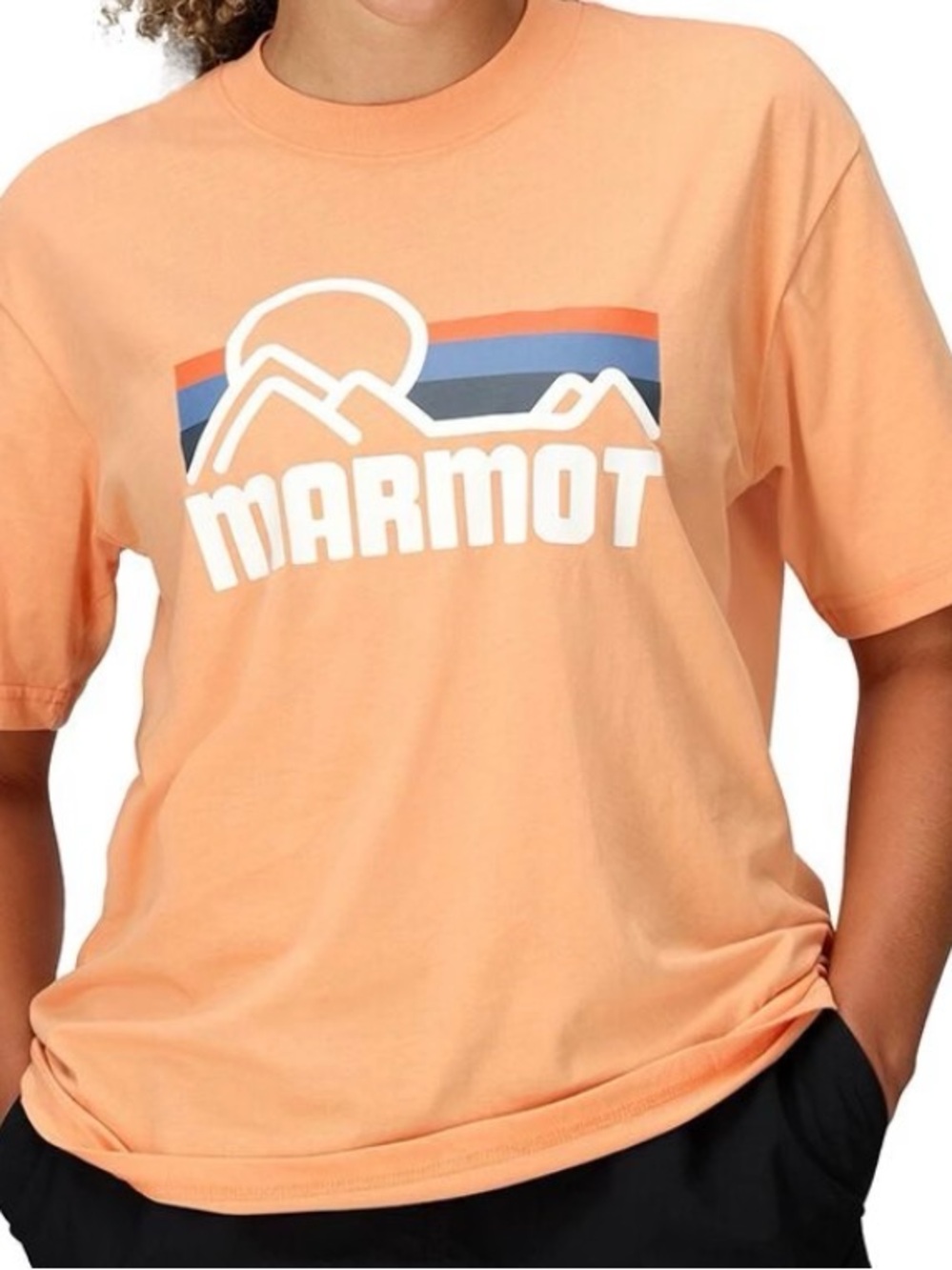 Marmot Peach Short-Sleeve Logo Tee